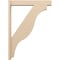 Ekena Millwork 5 1/2-in W x 32-in D x 44-in H Funston Block Rough Cedar Woodgrain TimberThane Outlooker, Primed Tan OUTUR055X32X44FST44RCPR - alternate 2